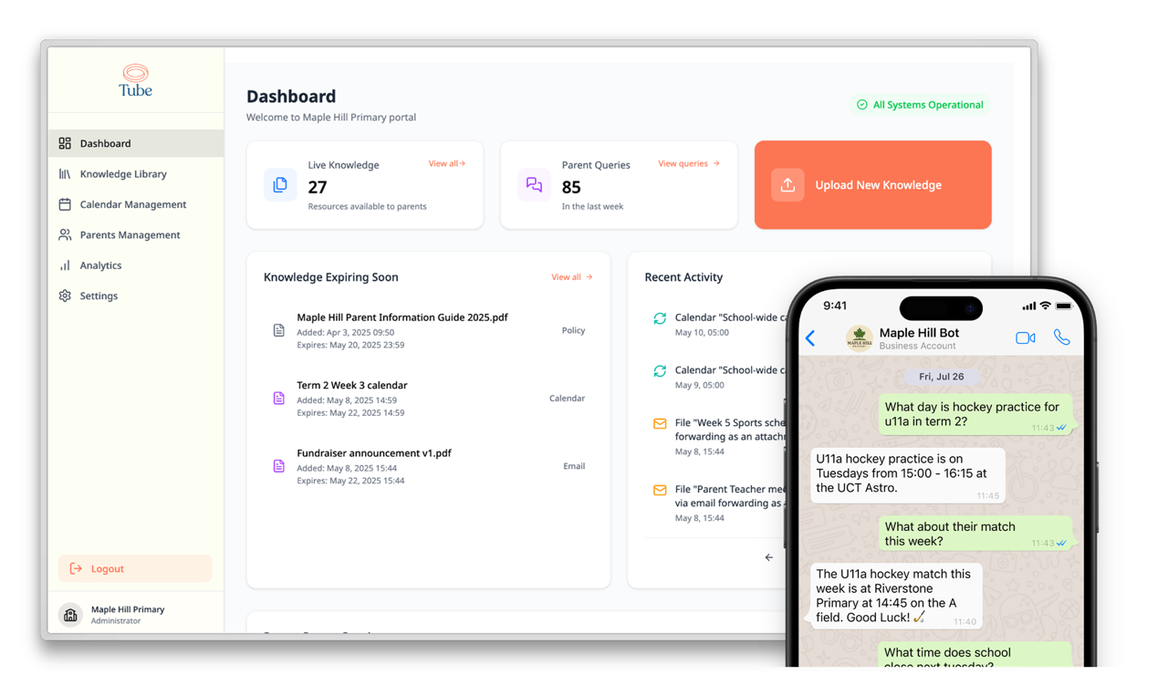 AI School Assistant Knowledge Management